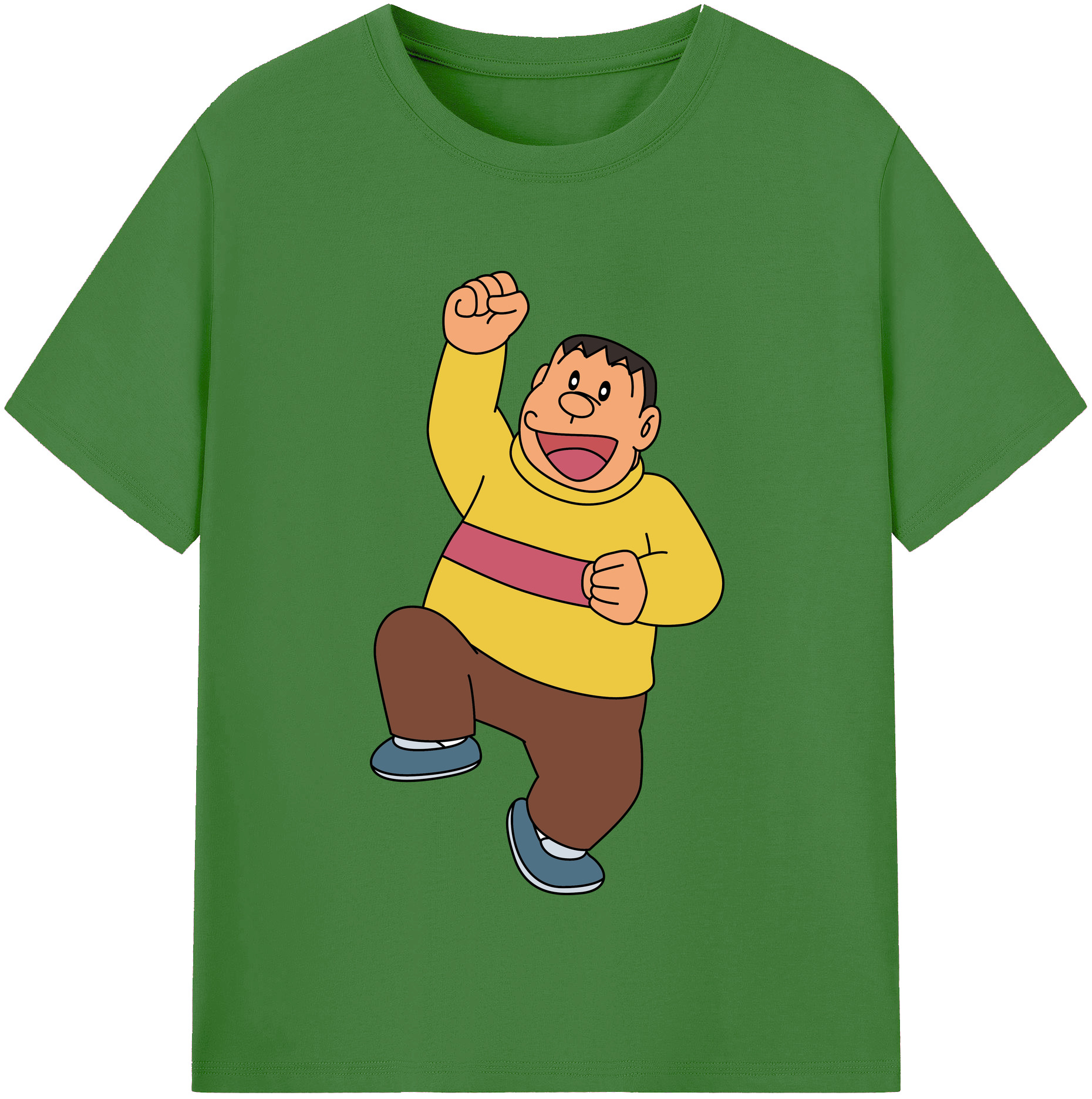 （画像用） ドラえもん 剛田武 Doraemon Gouta Takeshi レディースカジュアルプリントTシャツ（綿100％）